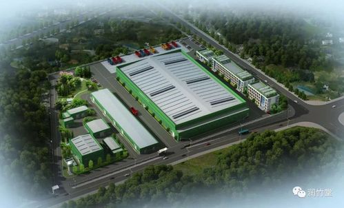 竹装配式建筑研发,设计,生产的工厂,工厂坐落于中国十大竹乡之一